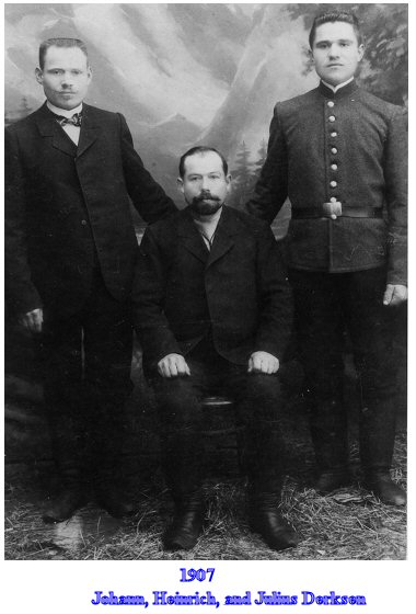 Johann, Heinrich, and Julius Derksen