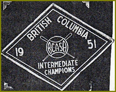 Crest Provincial Softball Champions - 1951