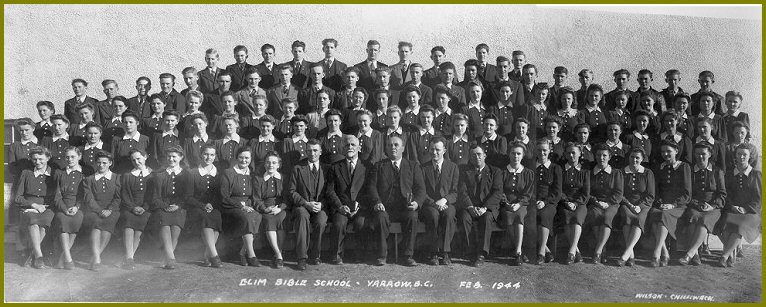 Elim Bible School 1943-44