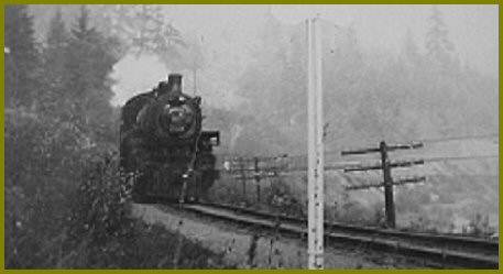 Train - with steam engine