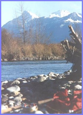 Mount Cheam from the Vedder River