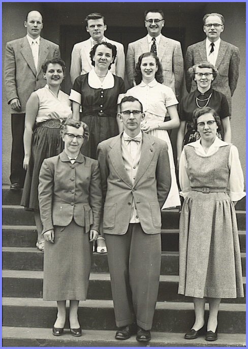 Yarrow School Teachers, 1955-56