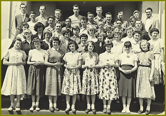Grade Eight Class (1953-54 Combined)
