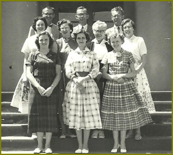 Yarrow School Teachers, 1957-58