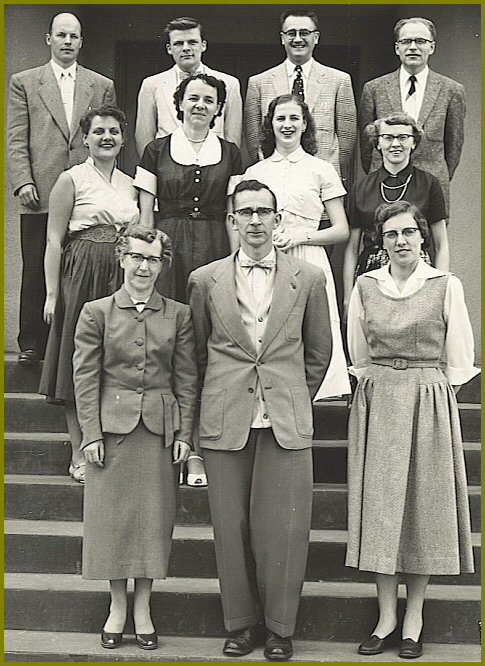 Yarrow School Teachers, 1955-56